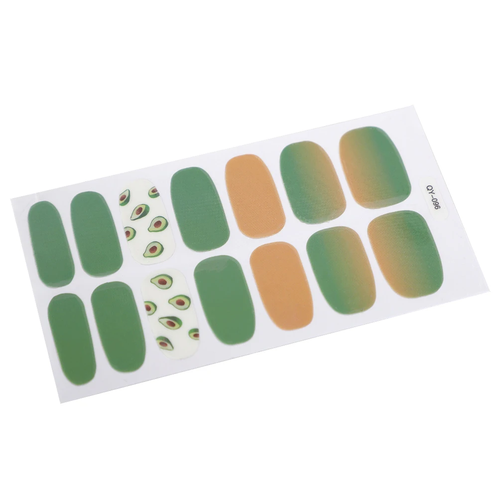 Ecofriendly Oem Glitter Luxury Nail Foil Sticker Self Adhesive Popular