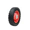 good price press on solid rubber wheels 6inch