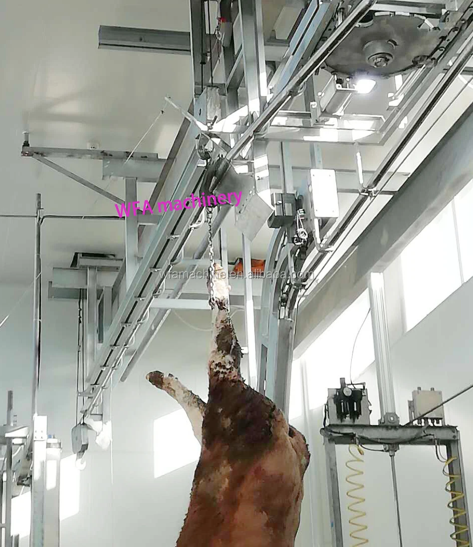 Professional Cattle Slaughter Equipment Bleeding Hoist For Cattle
