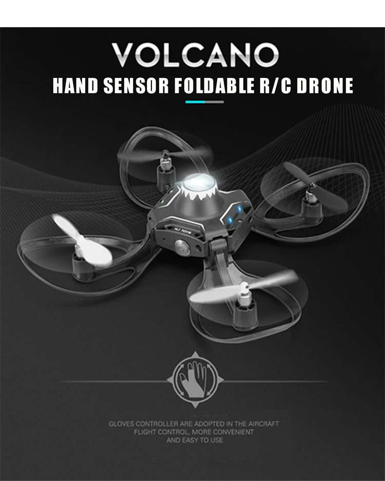 Hand Sensor Vr Split Screen Display Rc Foldable Quadcopter Drone Dron Hand Sensor Vr Split Screen Display Rc Foldable Quadcopter Drone Dron