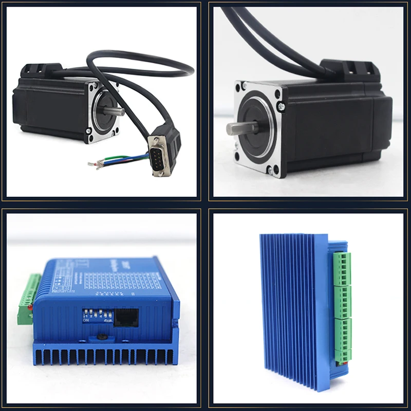 Nema 23 57mm De Alto Par Servo Paso Motor Paso A Paso Híbrido Kits De Motor Con Codificador