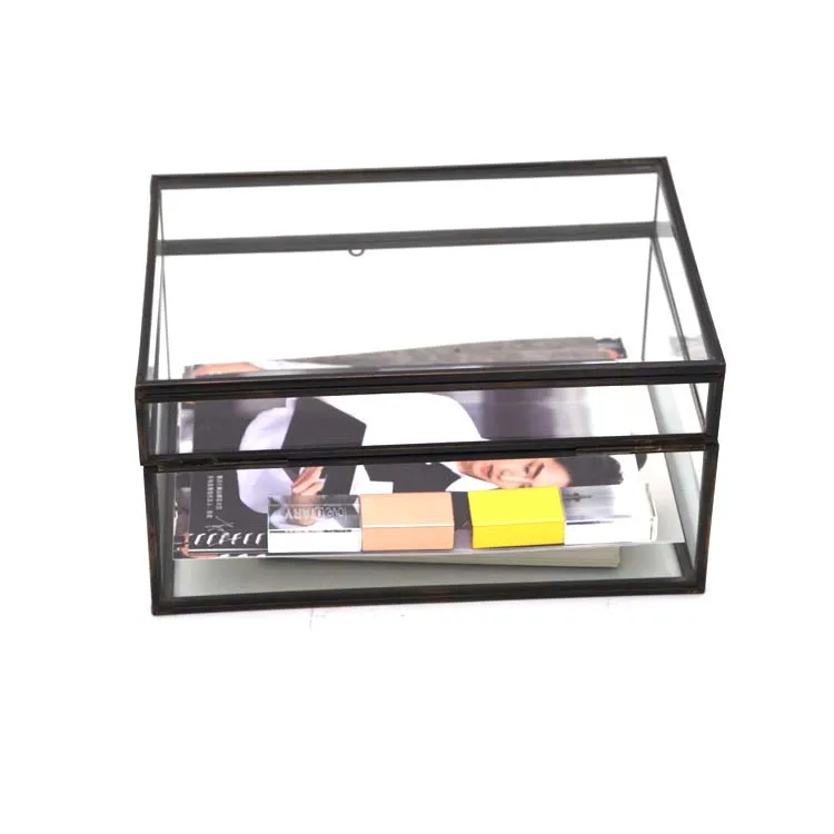 Clear Beveled Glass Display Box,4 X 6 To Hold Your Loved Keepsakes With