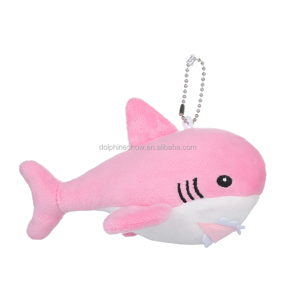 shark plush keychain