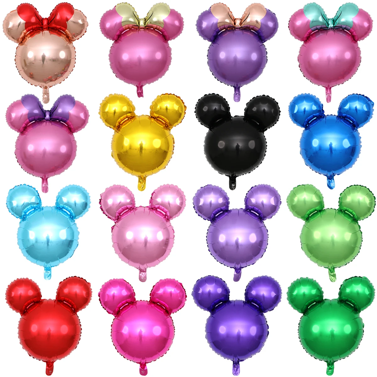 Partigos Couleur Unie Mickey Mouse Ballons De Dessin Anime Couleur Pure Tete De Minnie Forme Gonflable Globos Decor De Fete D Anniversaire Buy Ballon Mickey Ballon En Aluminium Ballon Gonflable Product On Alibaba Com