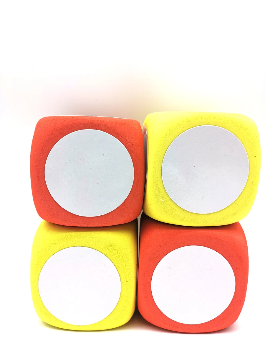 Dry Erasable Foam Color Cube Teaching Aids For Kids Education Foam