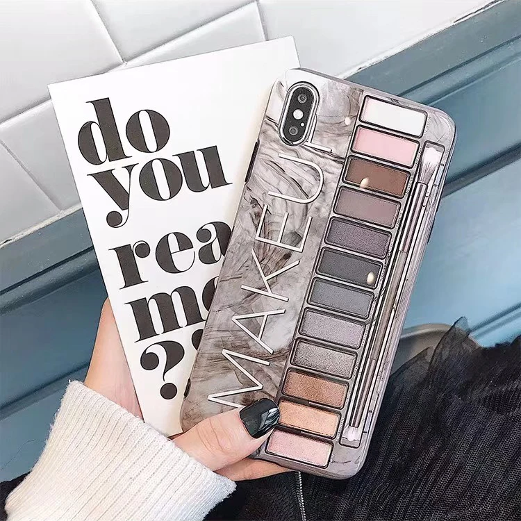Makeup Eyeshadow Palette Case For I Phone,Bumper Protective Tpu Cover