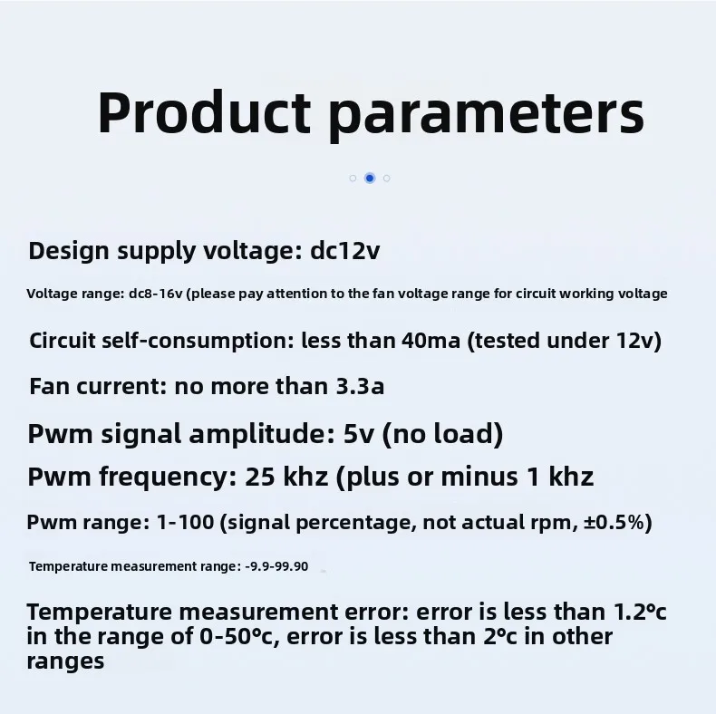 Brand Four-wire Pwm Fan, DC12V3A - detail 2