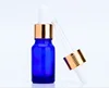 Wholesale 30ml Amber Clear Cobalt Blue Green Glass Vape oil Dropper Bottles