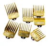 8pcs Luxury Gold Universal Hair Clipper Limit Comb Replacement for Wahl