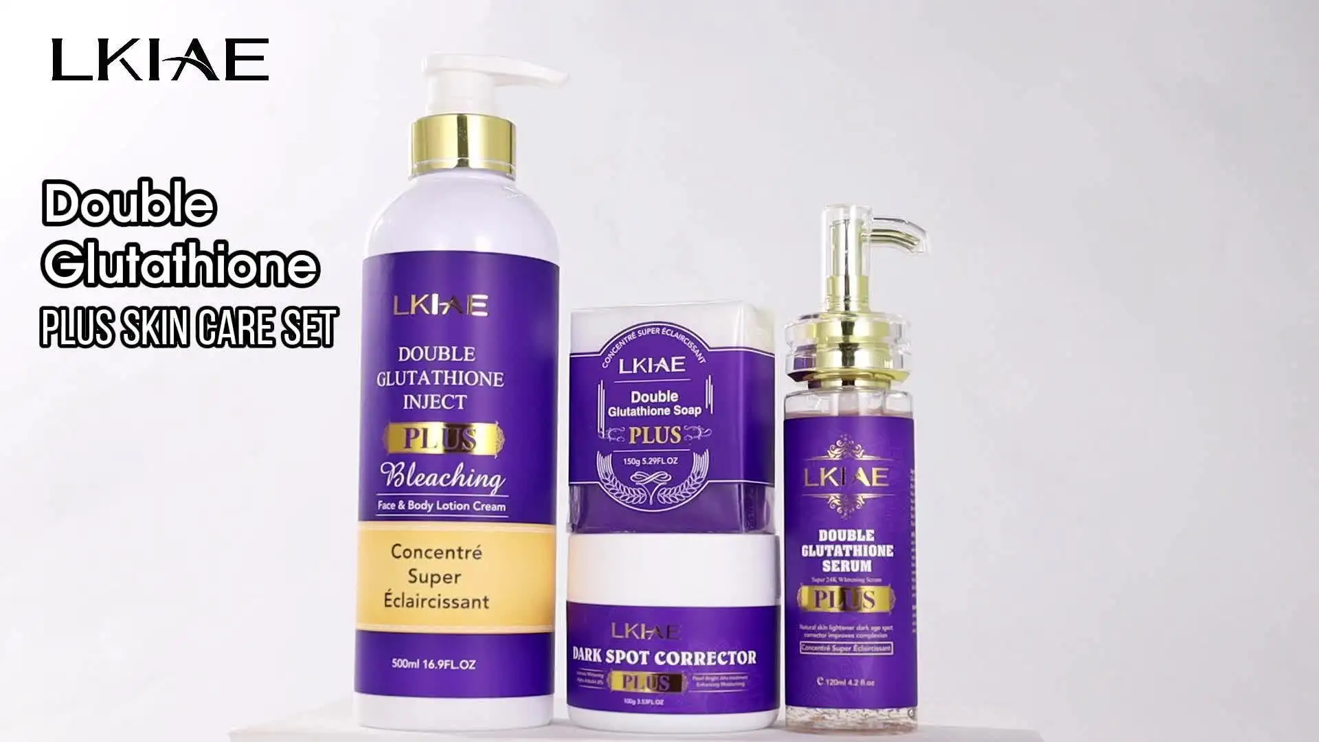 glutathione plus collagen korea Korean Vitamin C AHA Anti-Aging Whitening Skincare Set with Dark Spot Corrector & Natural Brightening for Face Maison Rouge Brightening Face body moisturizer Sold per Bottle:30 mL