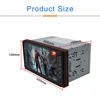 7 inch Multi-function radio bluetooth capacitive touch screen car dual spindle universal MP5 MP4 player for Toyota
