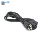 ユニバーサル米国 220V 銅電源ケーブル 3 プロングノートパソコンの Ac 電源コードのプラグケーブル