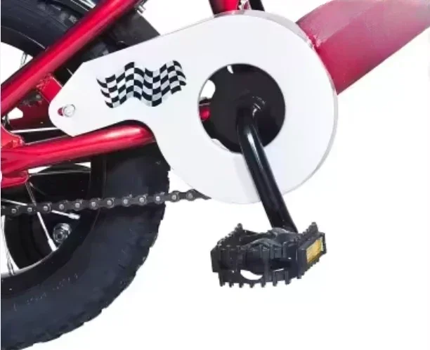 product 12 inch steel single speed 4 wheel ride on kids bike for 3 8 year old boys and girls-3