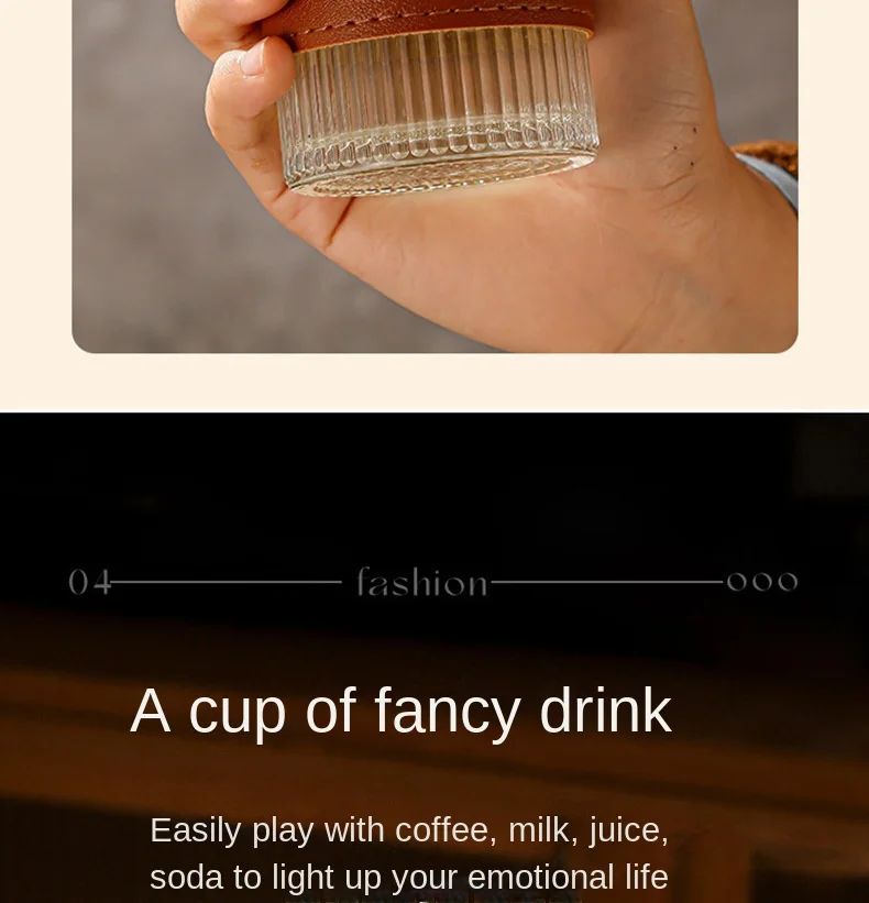 product modern high borosilicate glass insulated coffee cup transparent vertical bar milk cup for parties-8