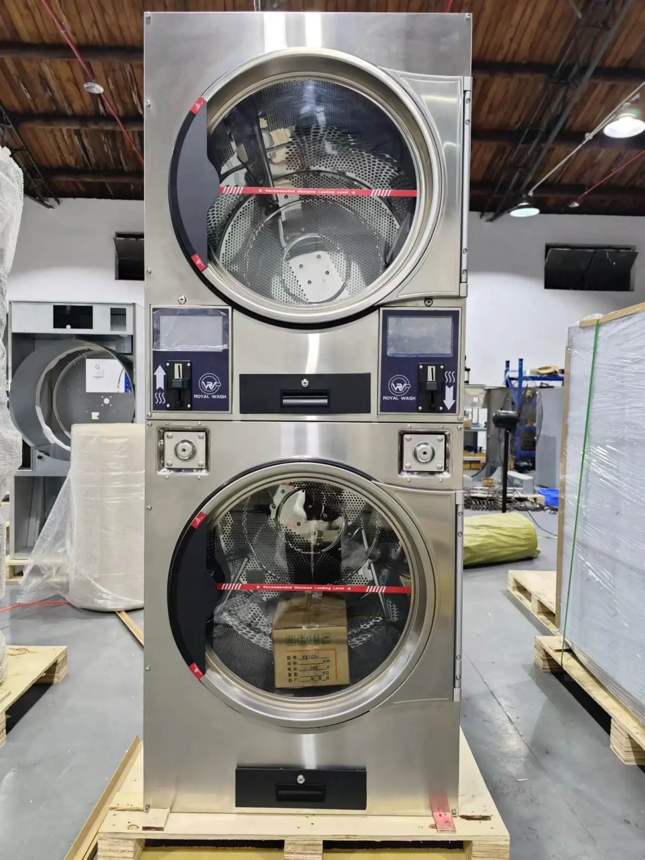 16kg To 22 Kg Stainless Steel Materialstack Layer Dryer Laundromat/hotel Use Laundry Equipment