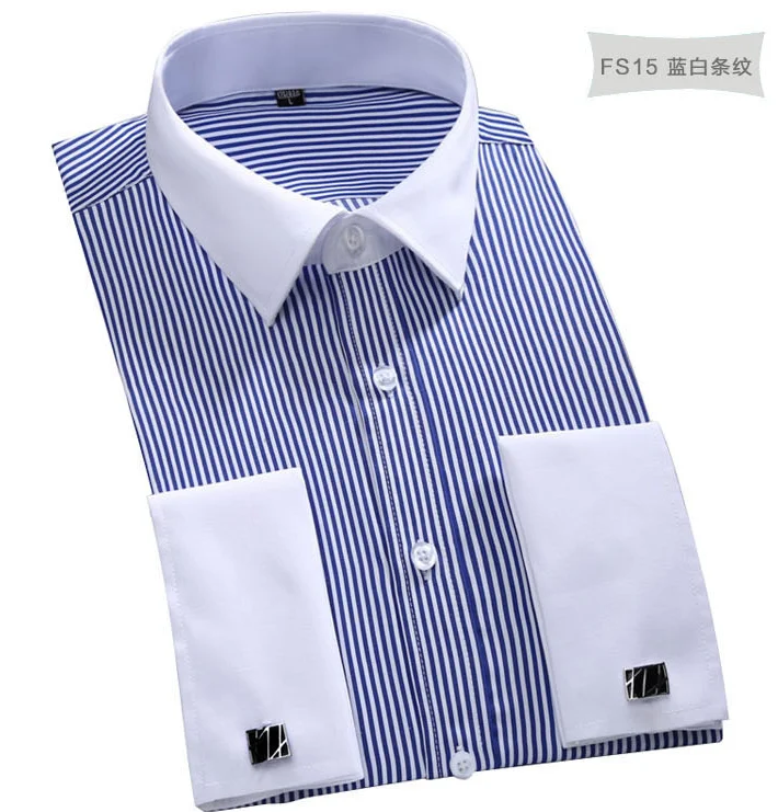 Oem Alimens & Gentle French Cuff Shirts Regular Fit Dress Shirts With