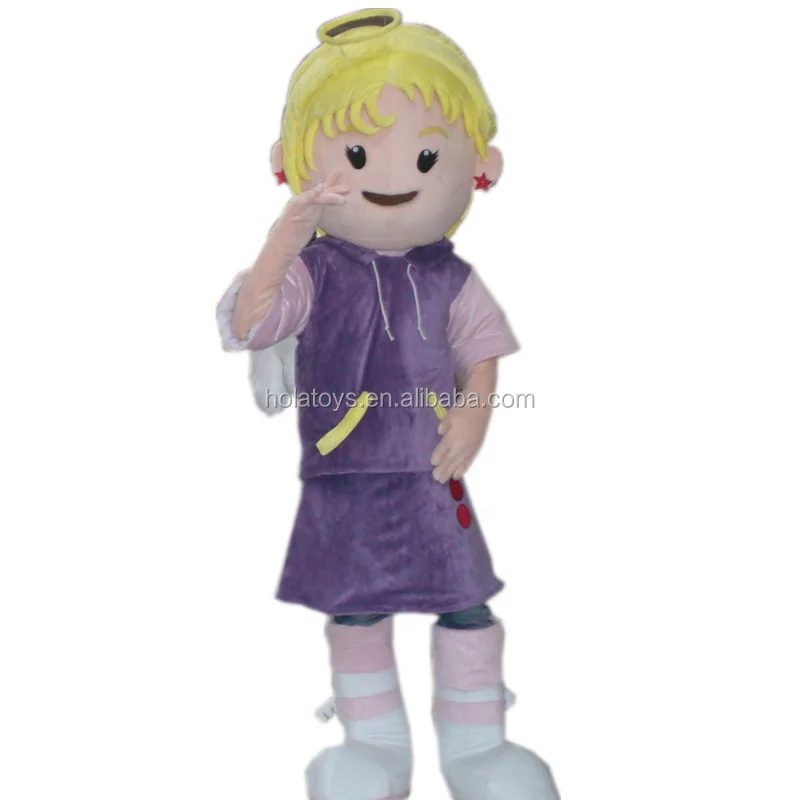 Cartoon Angel Girl Mascot Costume