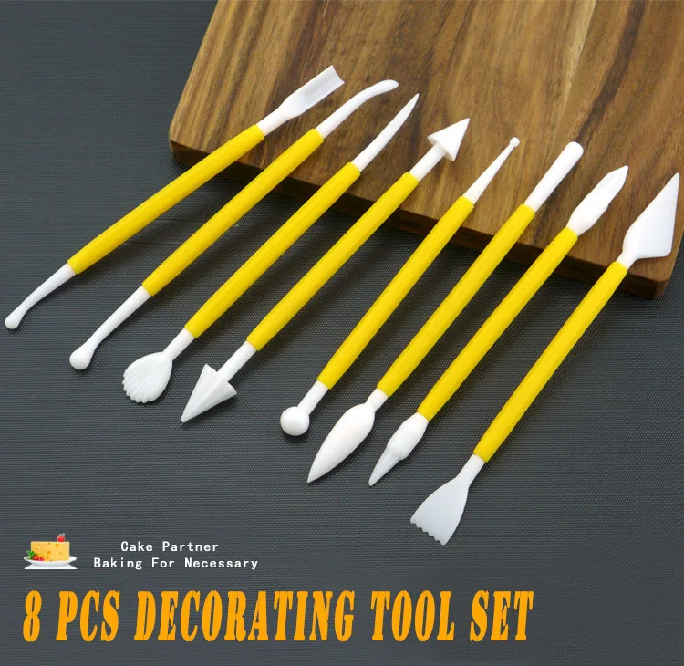 Cake Tool 8 pcs Decorating Tool Set