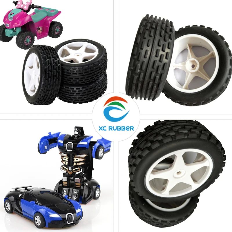 Customized Rubber Molding Tires Oem Silicone Toy Car Wheels For Toy