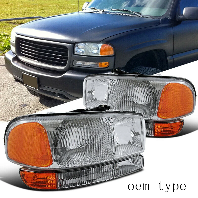 Car Headlamp For Gmc Sierra 1999 2000 2005 2006 2007 Headlight Front