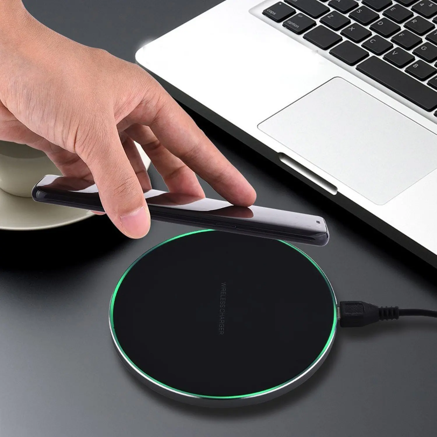 超薄万能无线充电接收器月 inalambrico cargador chargeur sans fil