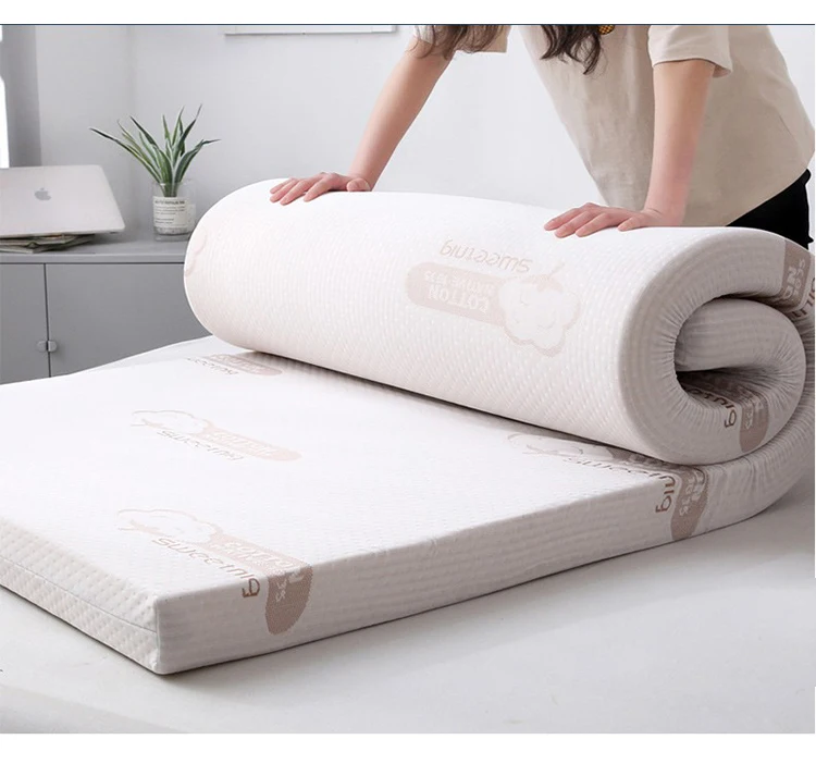 Soft Comfort Foam Mattress Rolled Single Compressed Foldable Mattress ...