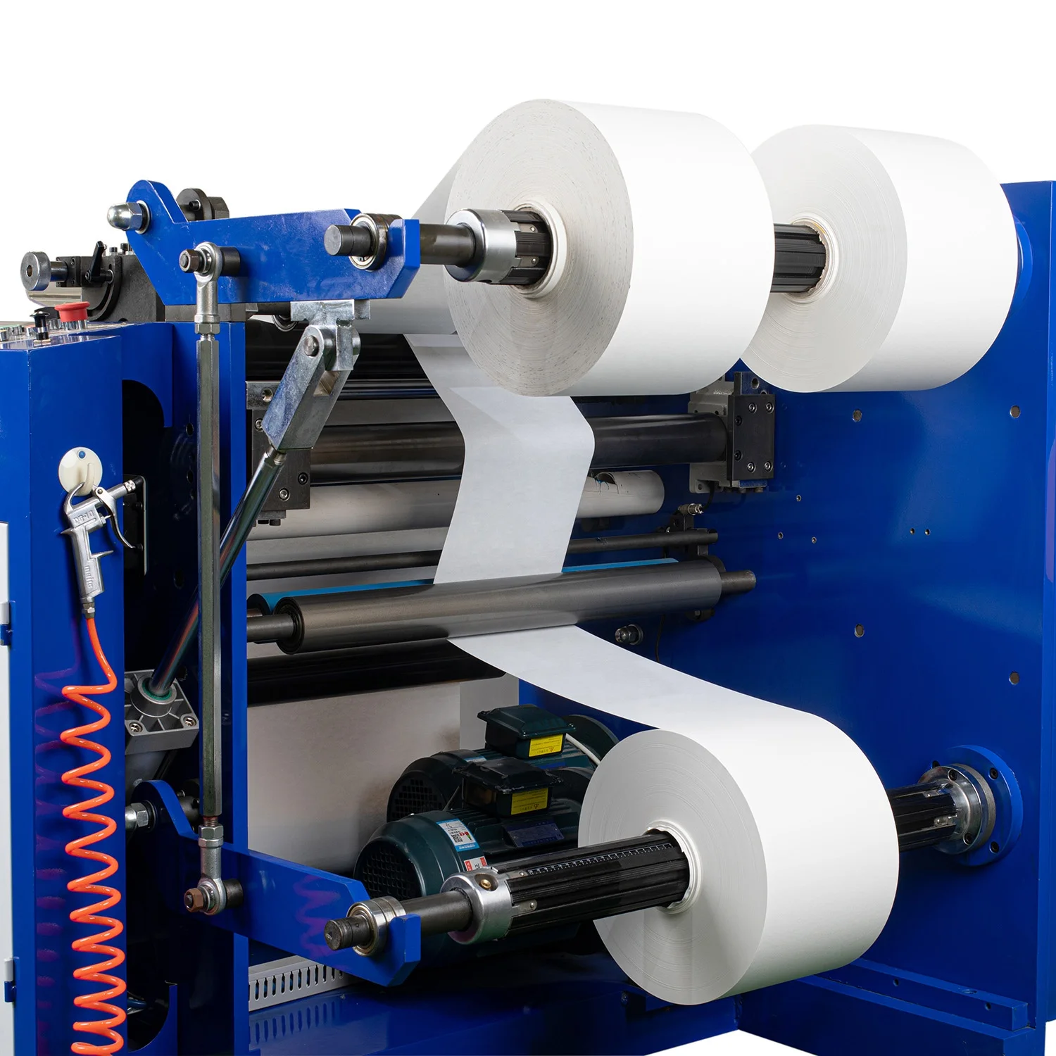 fq-650卷宽度650毫米原纸分切倒回机器min切削宽度10毫米 - buy 650