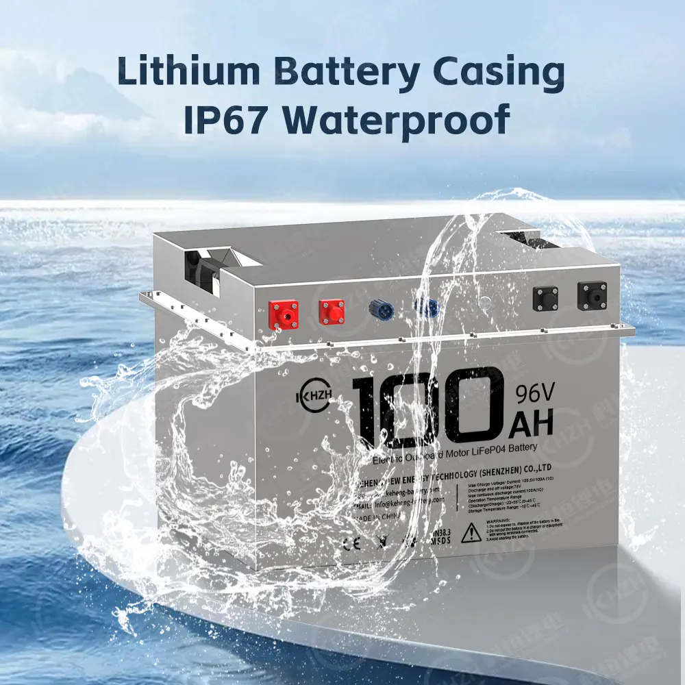 Portable Waterproof Boat Batteries 12v 100ah 24v 36v 48v 150ah 200ah