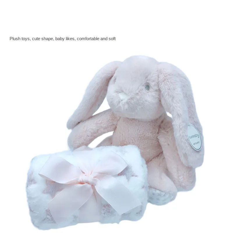 soft toy with blanket