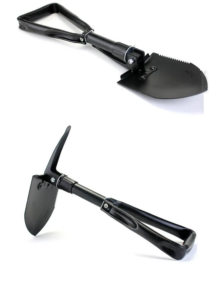 Rtszo869 Multifunctional Garden Folding Shovel For Outdoor Foldable