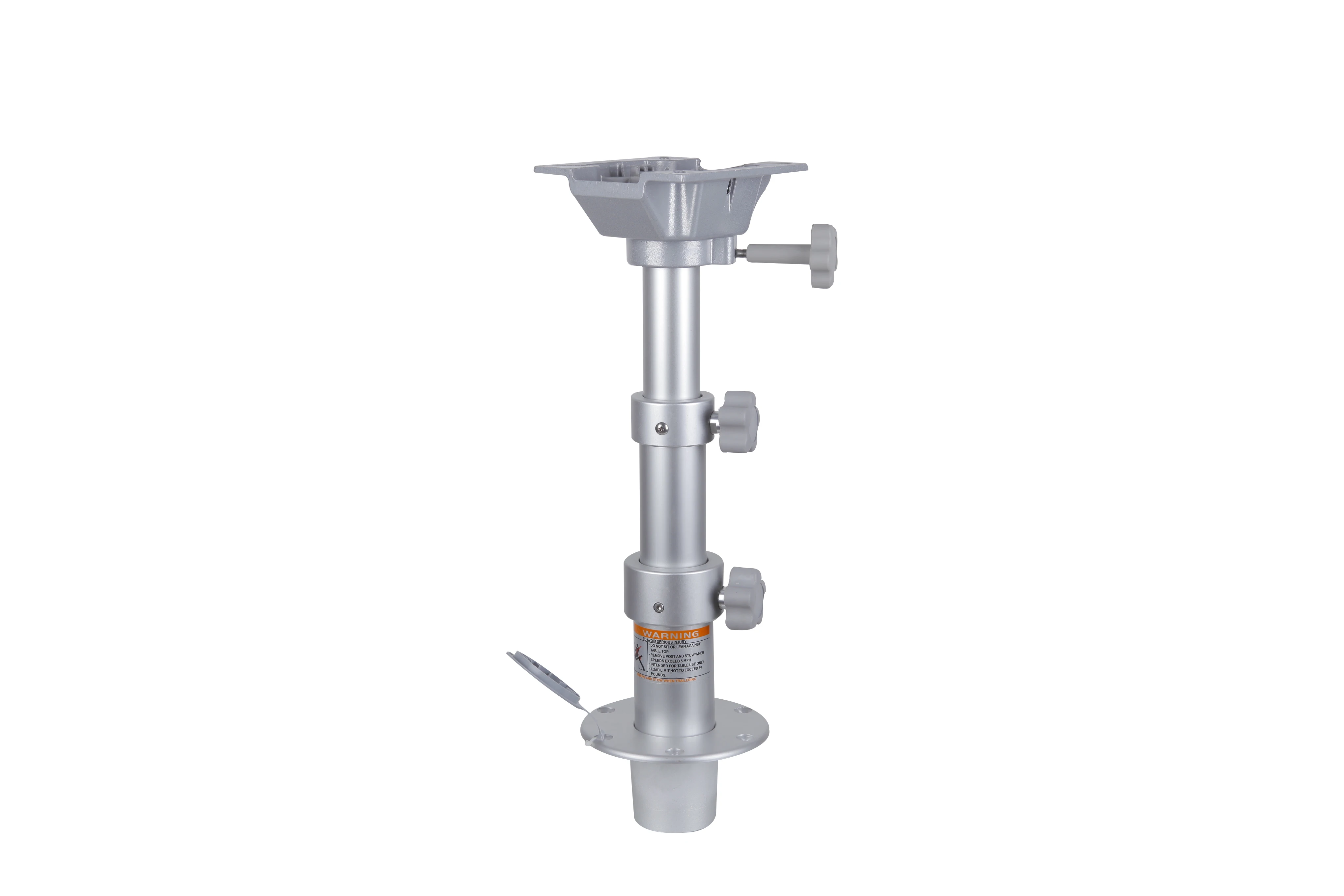 Telescopic Adjustable 3 Step Table Top Pedestal 290-690mm For Marine Boat RV Caravan 189603