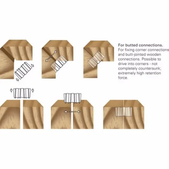 45 Carbon Steel Wood Joints Corrugated Fasteners 5/8 Buy Corrugated