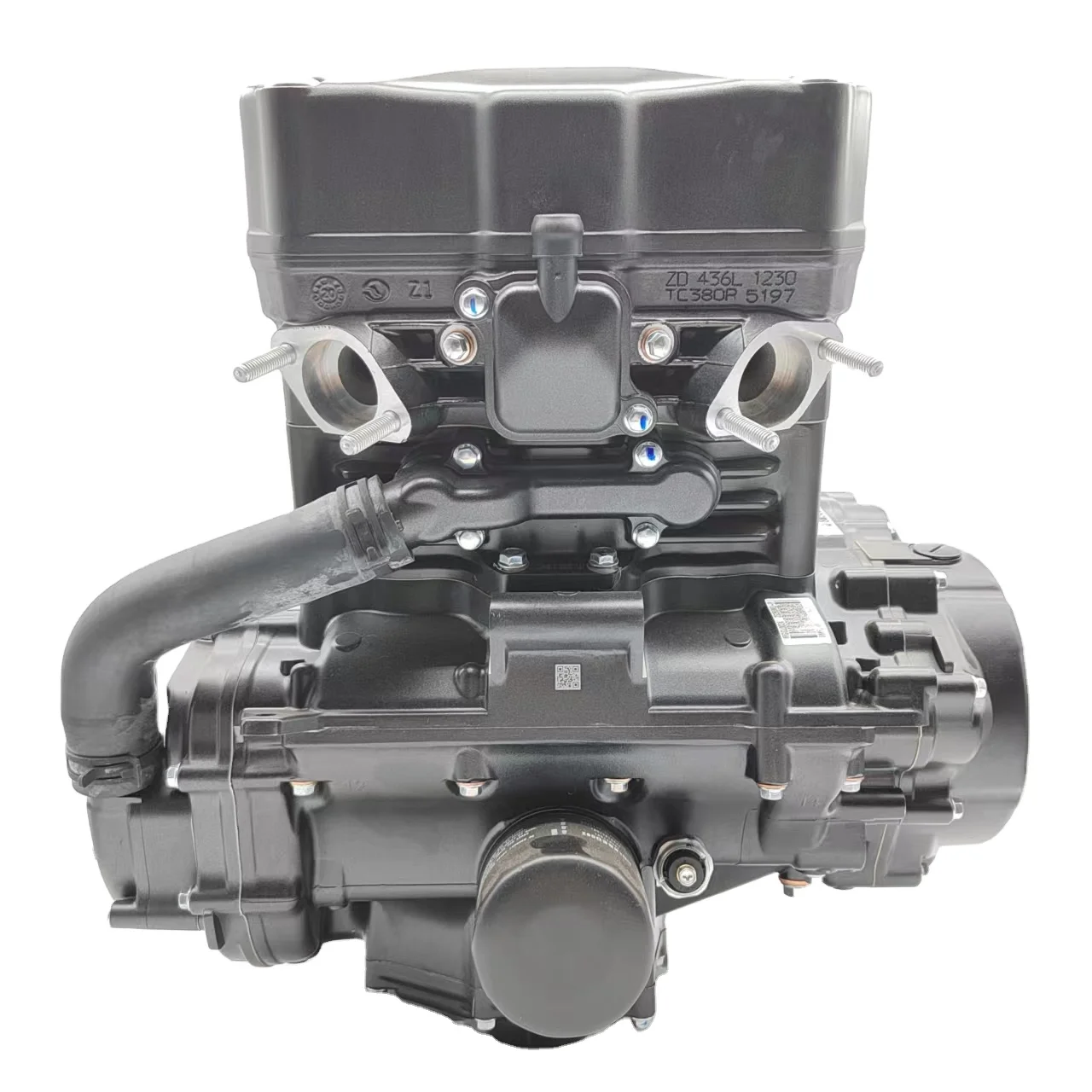 High-Speed Zongshen TC380 2 Cylinder Motorcycle Engine Assembly