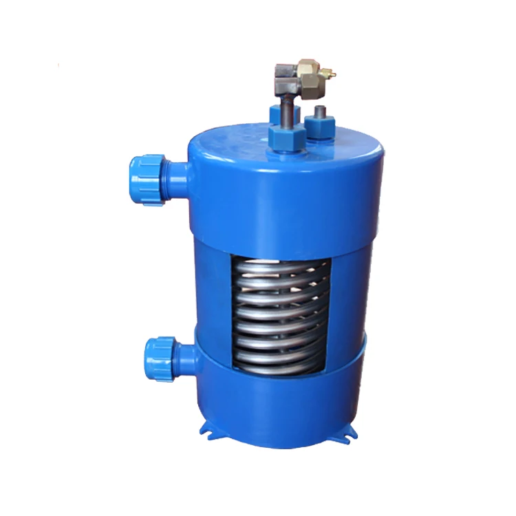 Pure Titanium Heat Exchanger Pool Heater Evaporator Coil And Shell And