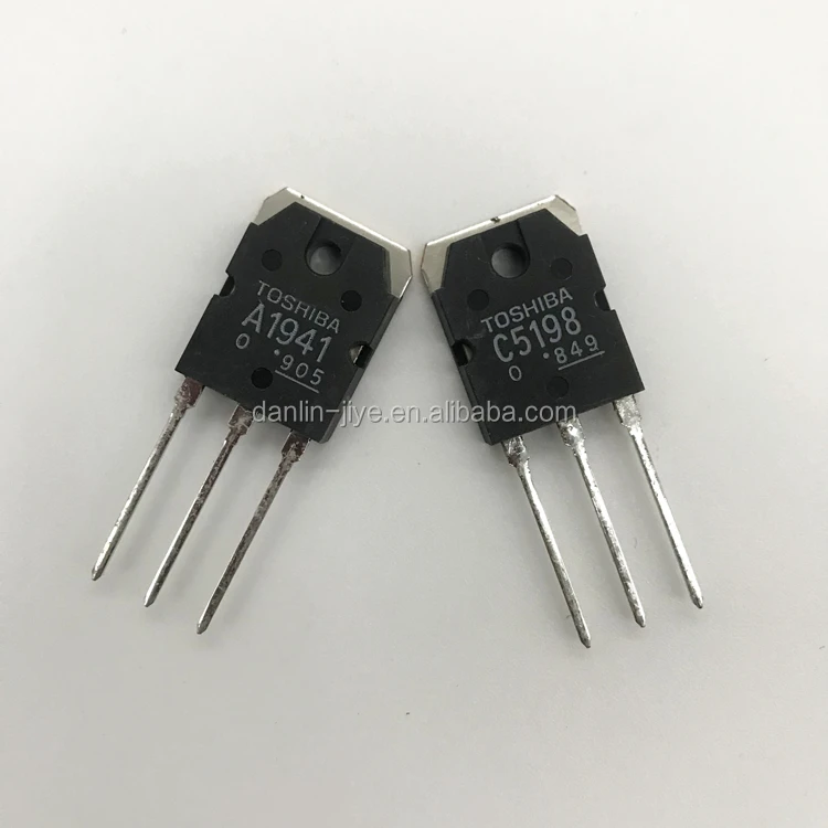 1 x 2sc5198 & 2sa1941 2 ­ mentarias transistores 100w 140v 10a to-3p Tosh 2pcs 