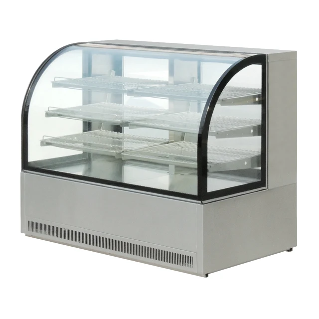 Foshan refrigeration equipment commercial stainless steel cake refrigerator showcase fridge cake bakery display case  BN-CU12