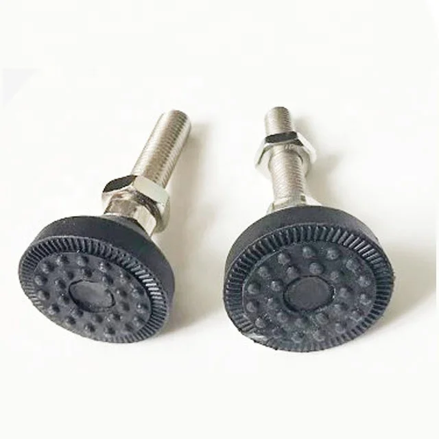 40mm Diameter Antiskid Round Base Swivel Level Adjustment Feet M6 M8
