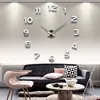 Modern home decorative diy 3D wall clock