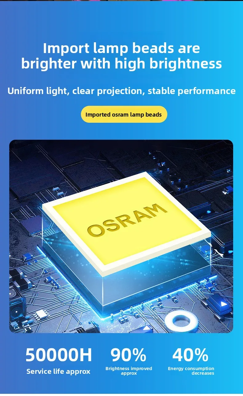 product dynamic rgb led shadow projection spotlight ip65 facade lighting creative ground attraction special effects shop ground lighting-9