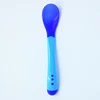Not toxic baby temperature changing spoon- reusable baby feeding spoon fork set
