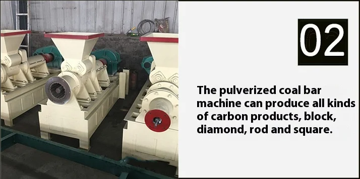 Nova Máquina De Barra De Pó De Carvão Vegetal Shell De Coco Carvão De Aço Azul Formando Fazenda Biomassa Briquete De Pó De Carvão Máquina De Escória