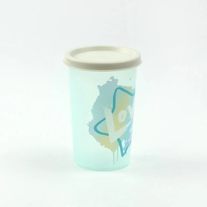 Wholesale lovely portable no leakage cheap small reusable plastic coffee cup