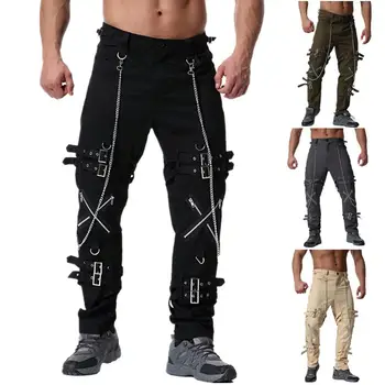 slim cargo work pants