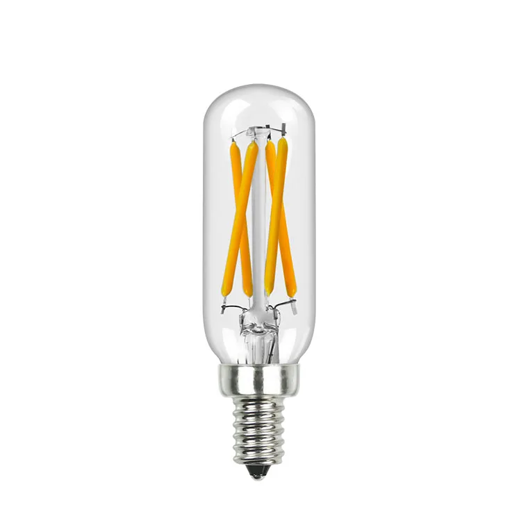 Dimmable LED Vintage Filament Bulb T25 2W 4W Tubular Style Warm White 110V 230V E12 E14  LED Light Bulb