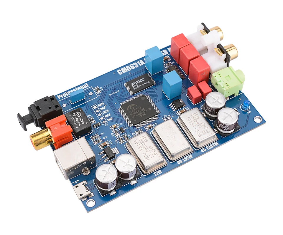 CM6631A DAC Board Digital interface card USB To IIS SPDIF Output 24Bit 192K L40 
