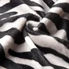 Hot sale 100 polyester warp knitting zebra print velboa fabric for couch