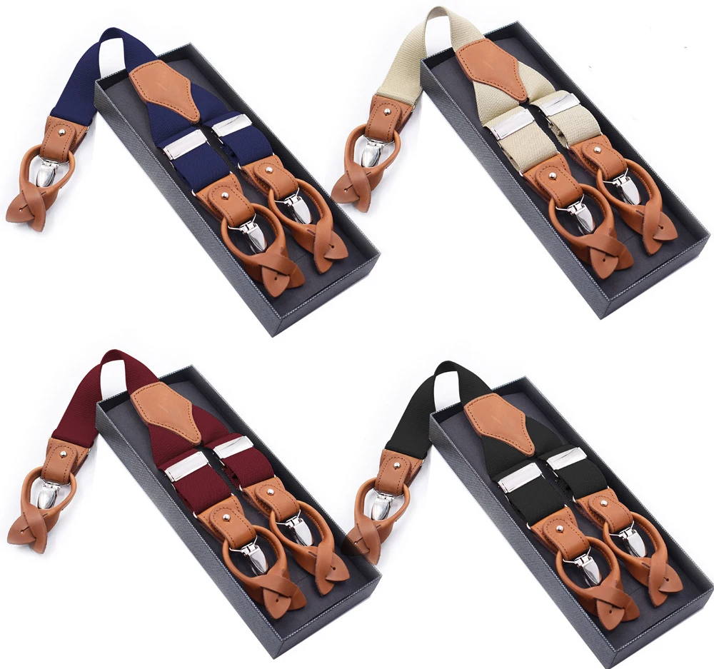 
Yiwu Longkang Fashion top sale leather suspenders 