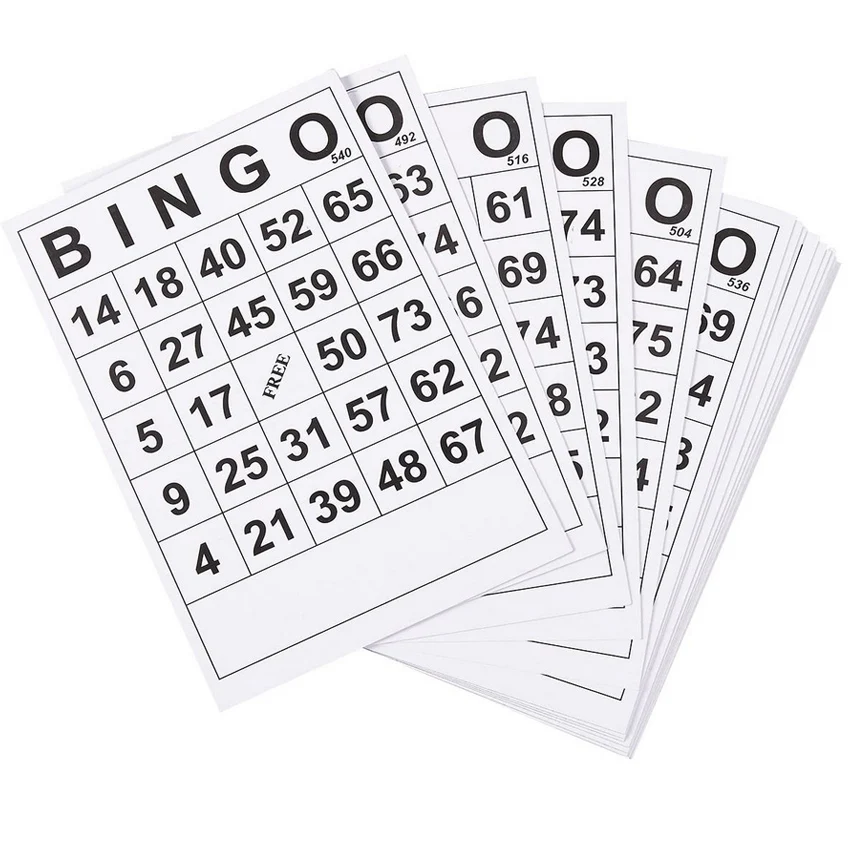 Yuanhe 3-60 Pack,180 Cards Total Disposable Bingo Game Card Sets - Buy ...