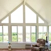 Aluminium panel fixed glass triangle window triangular window small size fixed triangle windows
