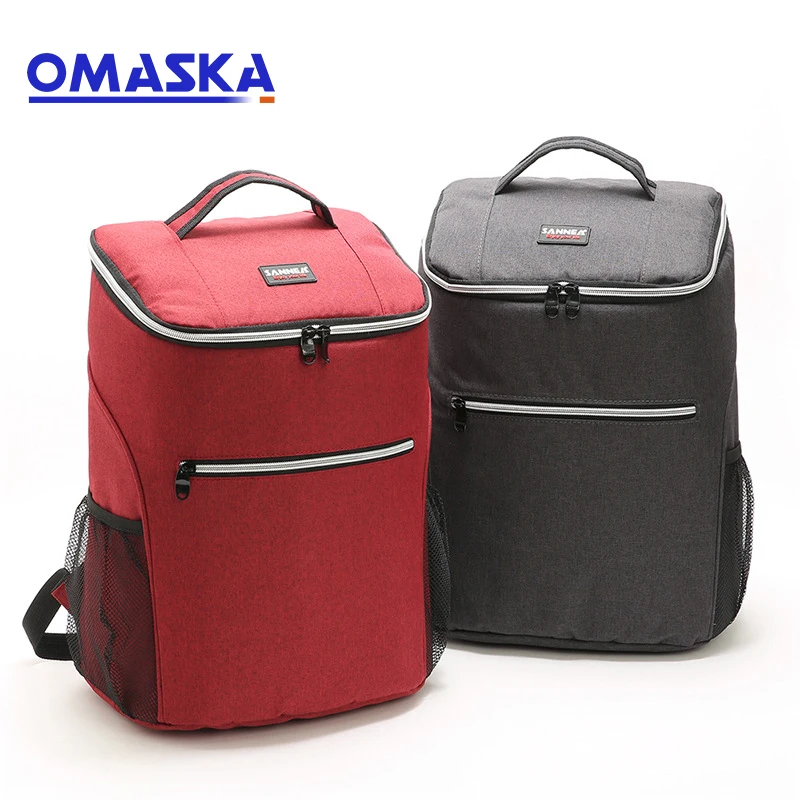 
Side leakage-proof Oxford cloth outdoor picnic waterproof red wine cooler backpack 